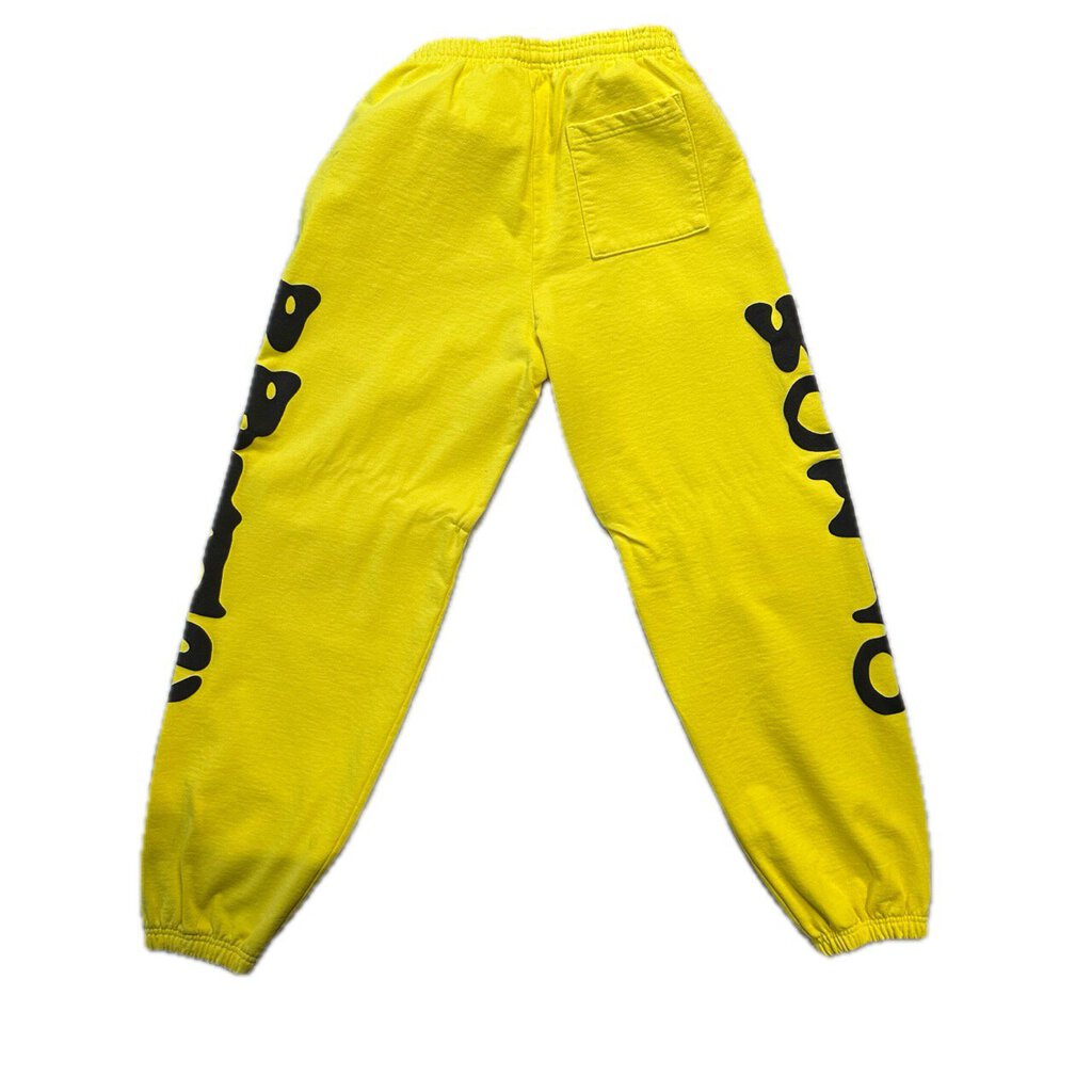 New Sp5der Star Yellow Sweatpants sz.S