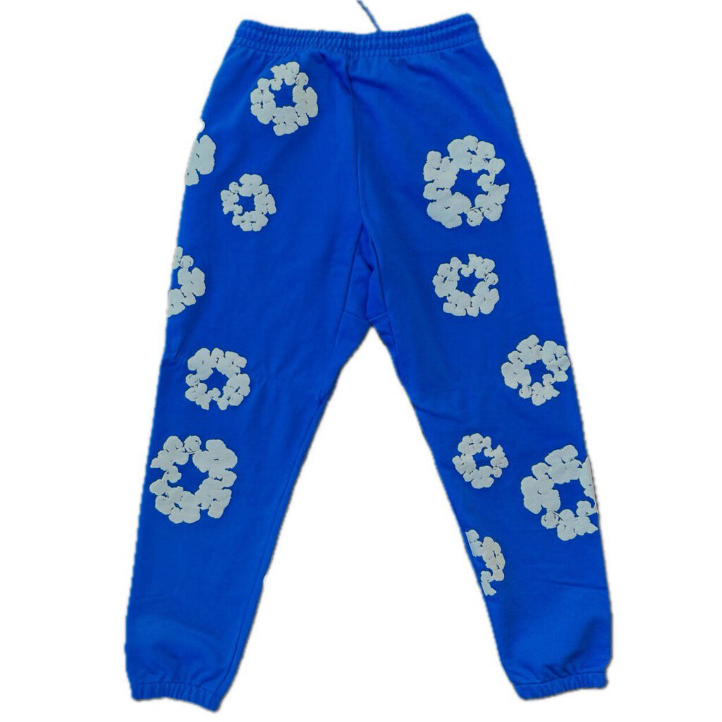 New Denim Tears Blue Wreath Sweatpants Size Large