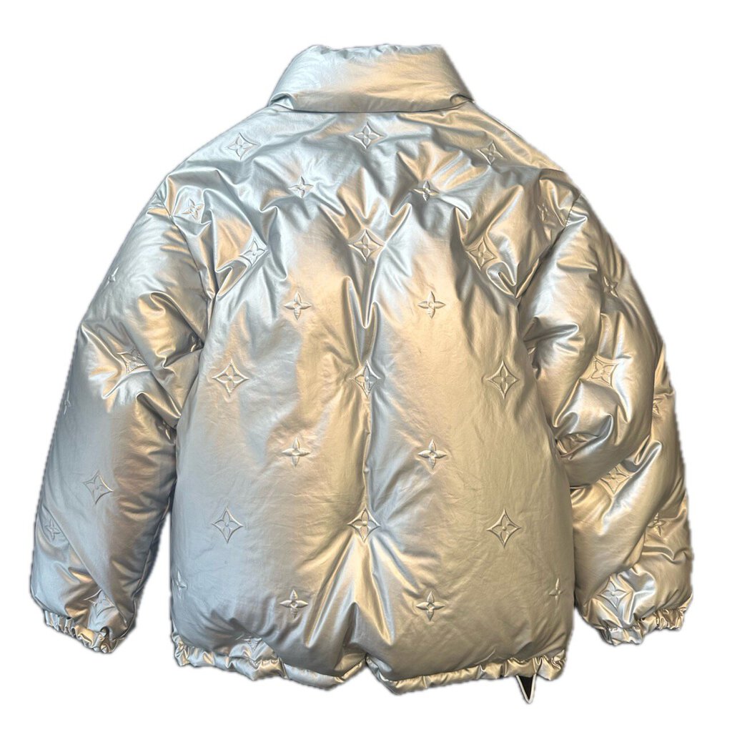 New Louis Vuitton Reversible Silver Damper Jacket size 36(S)