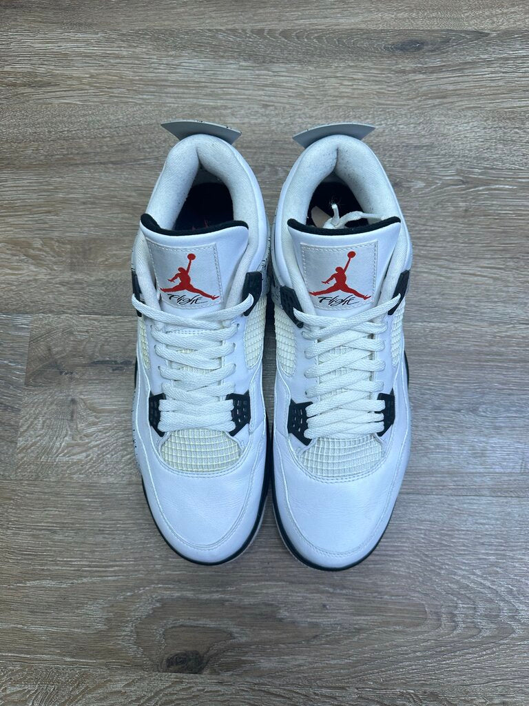 Preowned Jordan 4 White Cement sz.14