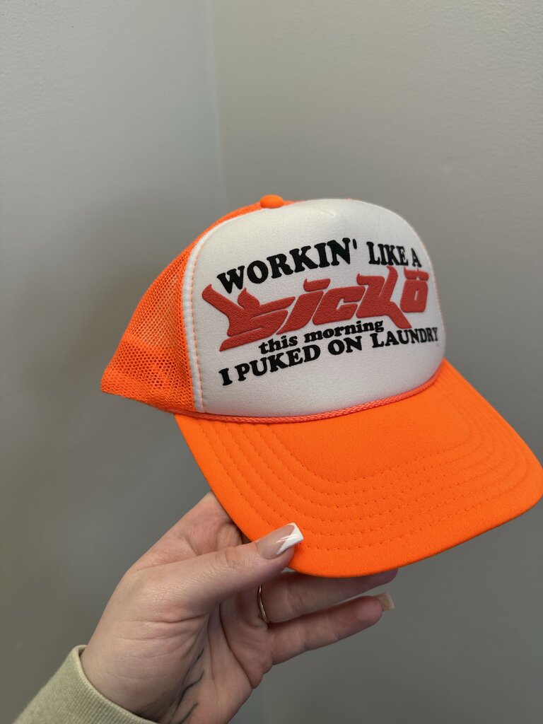 New Sicko Orange Trucker