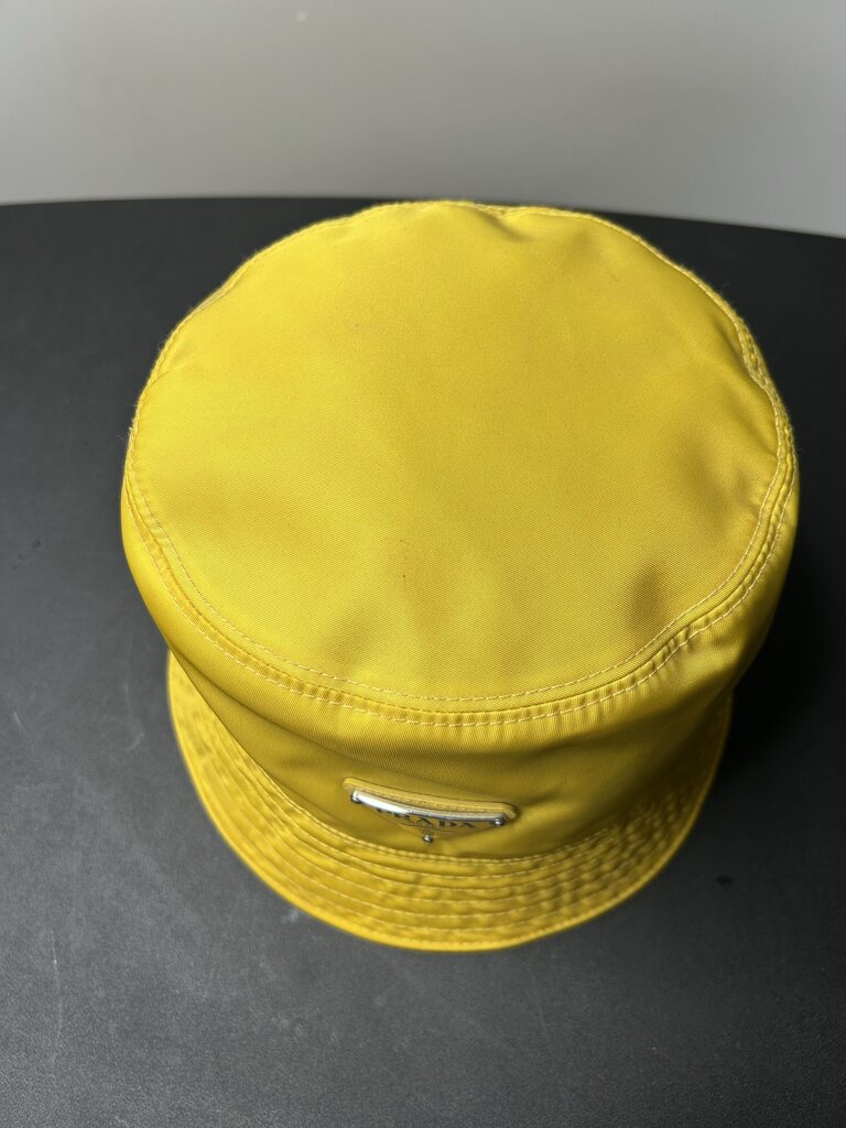 Preowned Prada Bucket Hat Yellow