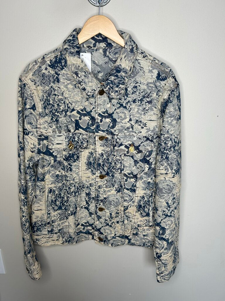 Preowned Louis Vuitton Distressed Denim Jacket sz.50