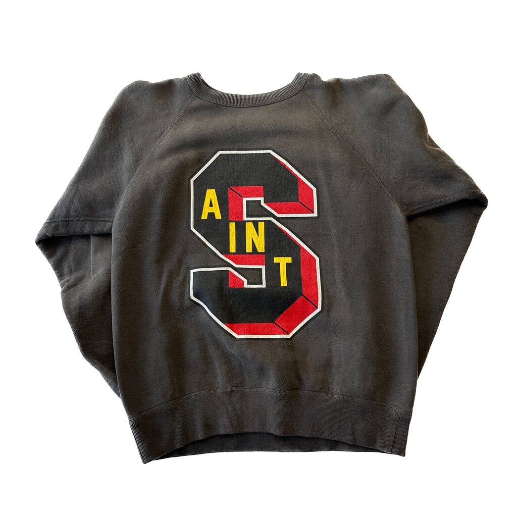 New Saint Tears Grey S Logo Crewneck sz.M