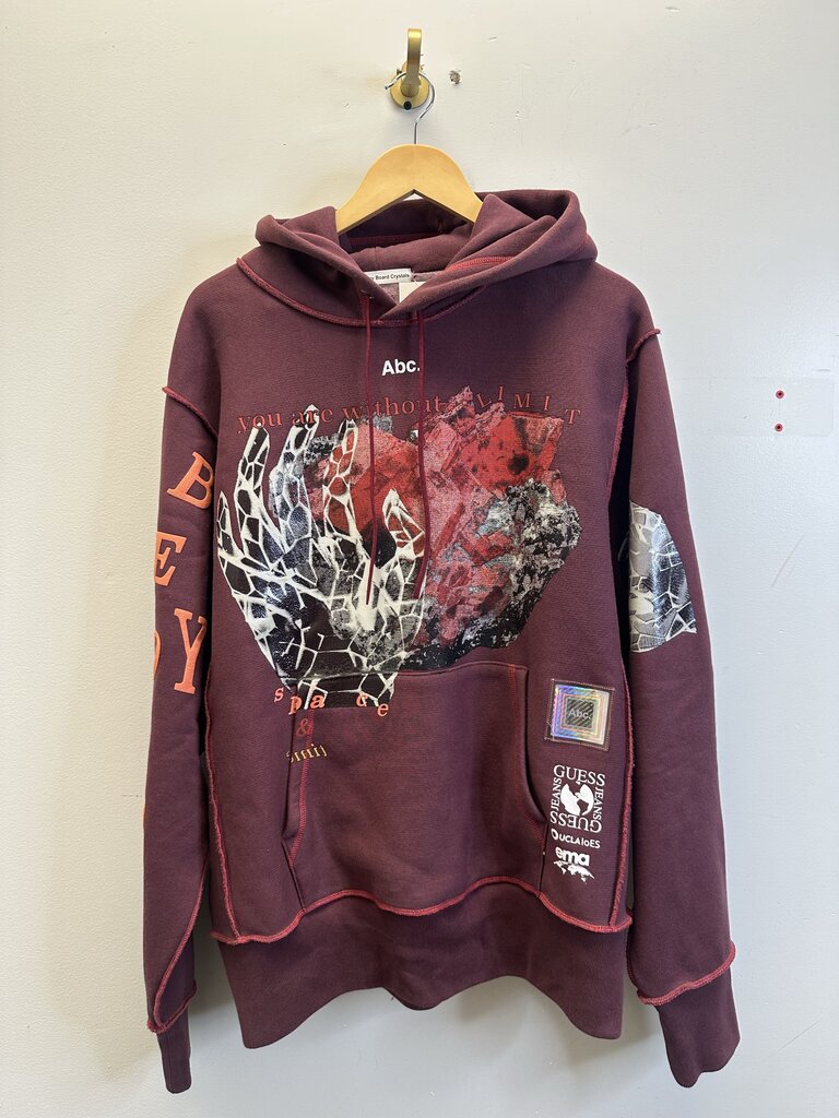 Preowned ABC Burgundy Hoodie sz.XL