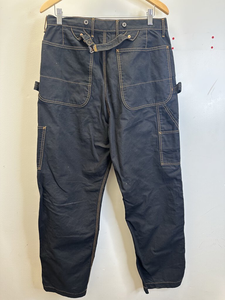 Preowned Kapital Double Knee Black Pants Size 4