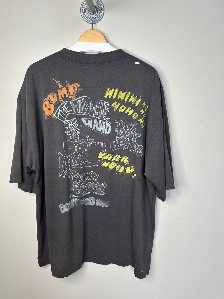 New MMY Grey Purple Bear Tee Size 50 (XL/XXL)