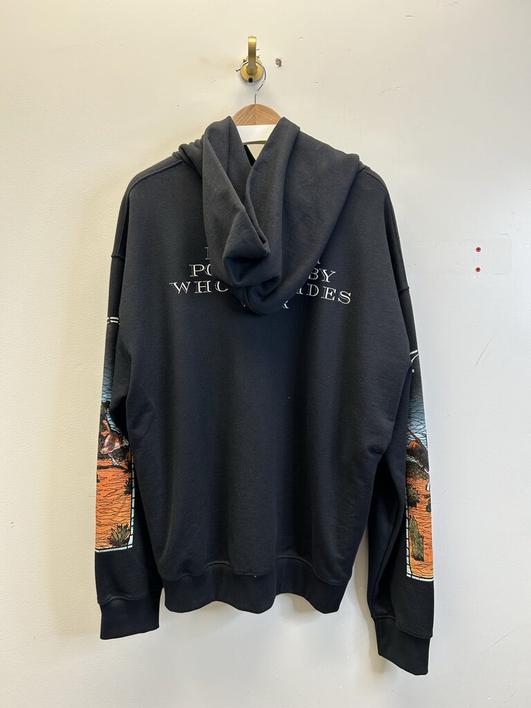 New WDW Stain Glass Black Hoodie Size Large