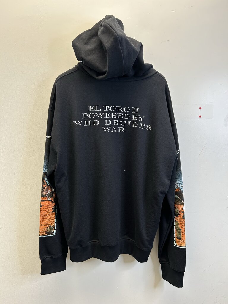New WDW Stain Glass Black Hoodie Size Large