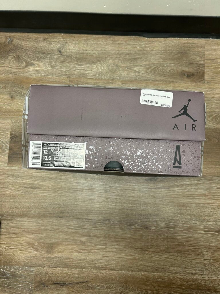 Preowned Jordan 4 AMM Size 12