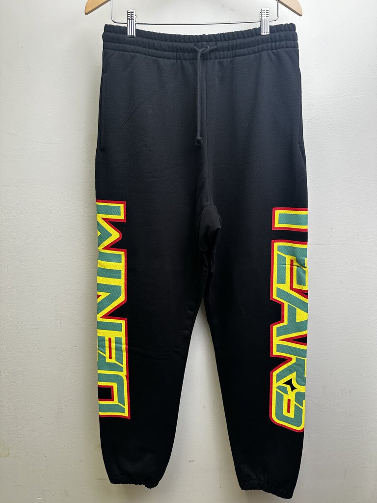 New Denim tears Spring Garden Black Sweatpants Size Medium