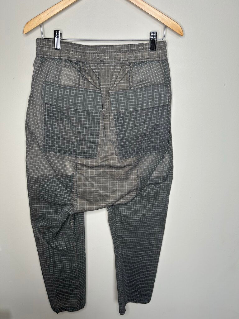 Preowned Rick Owens Grey Linen Pants Size 34