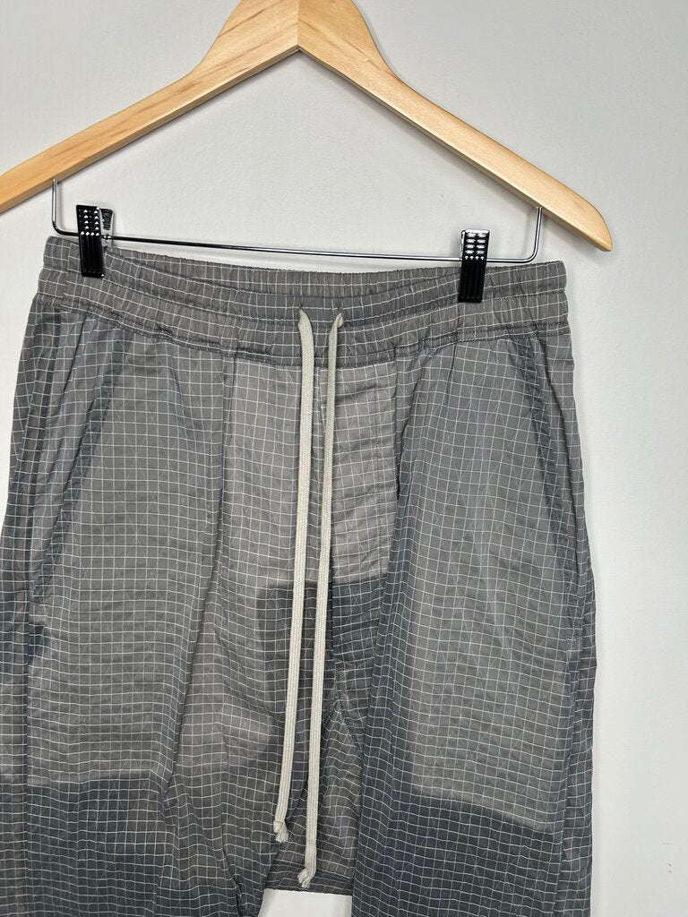 Preowned Rick Owens Grey Linen Pants Size 34