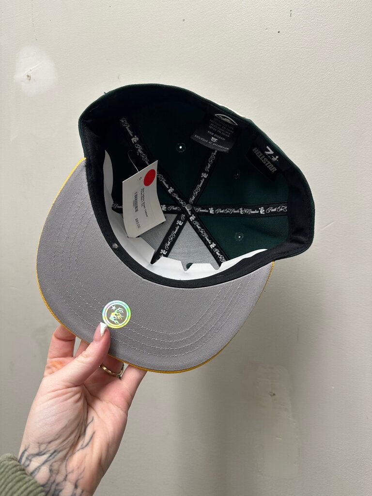 New hellstar Green Yellow Fitted Size 7 1/2