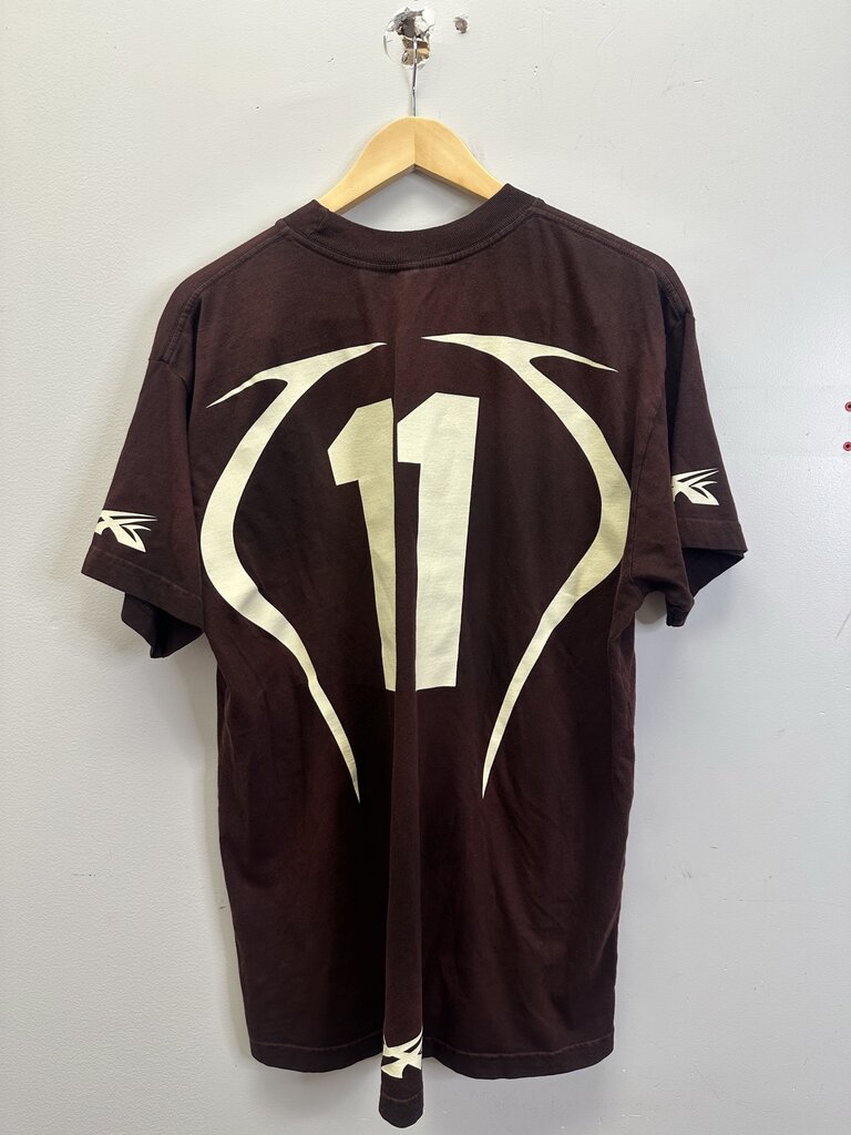 New Hellstar Star Logo Brown tee Size Small