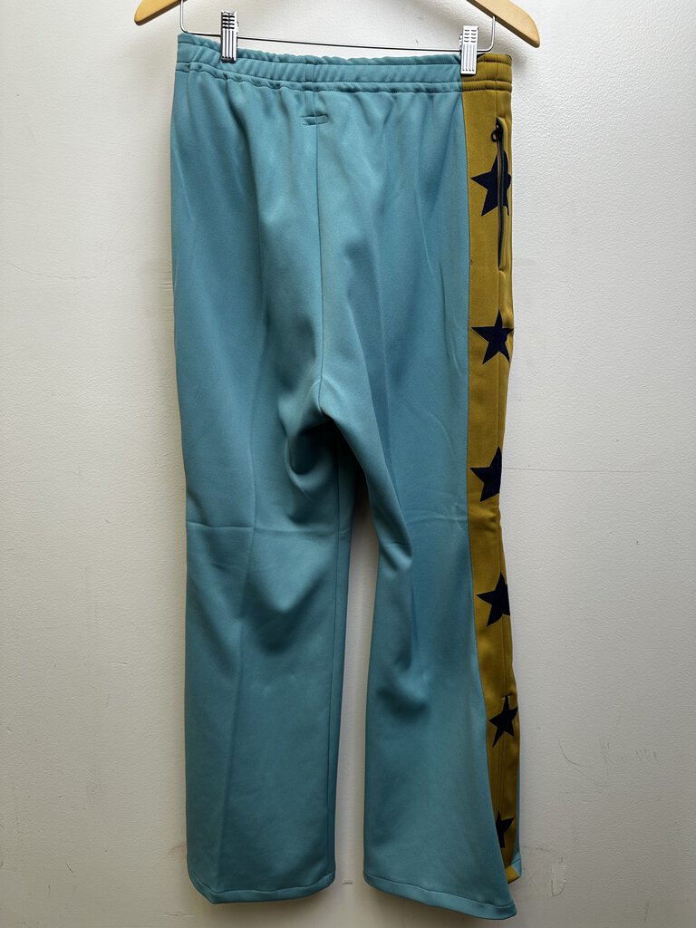 New Kapital Teal Yellow Star Pants Size 3