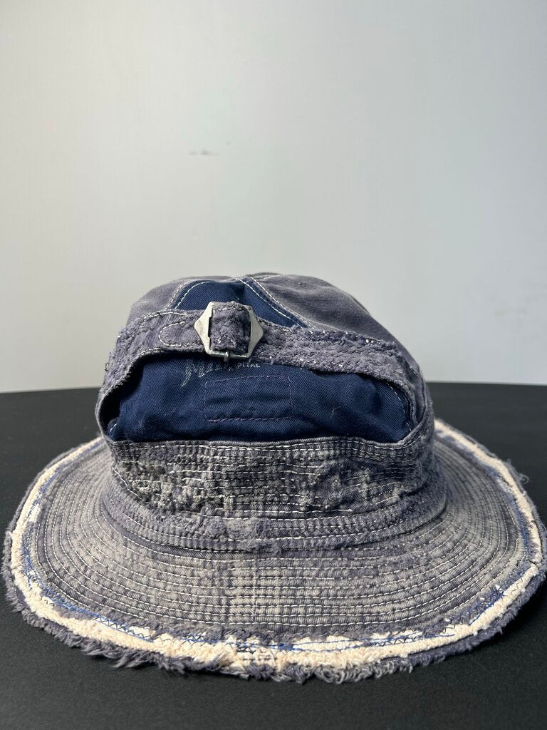 New kapital Distressed Blue Bucket hat