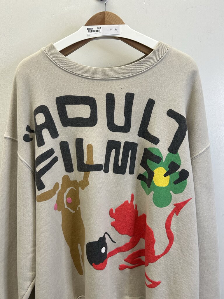 Preowned CPFM Adult Films Crewneck Size Large