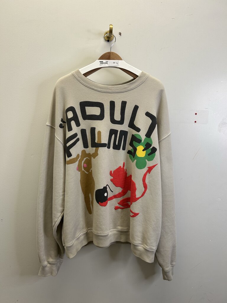 Preowned CPFM Adult Films Crewneck Size Large