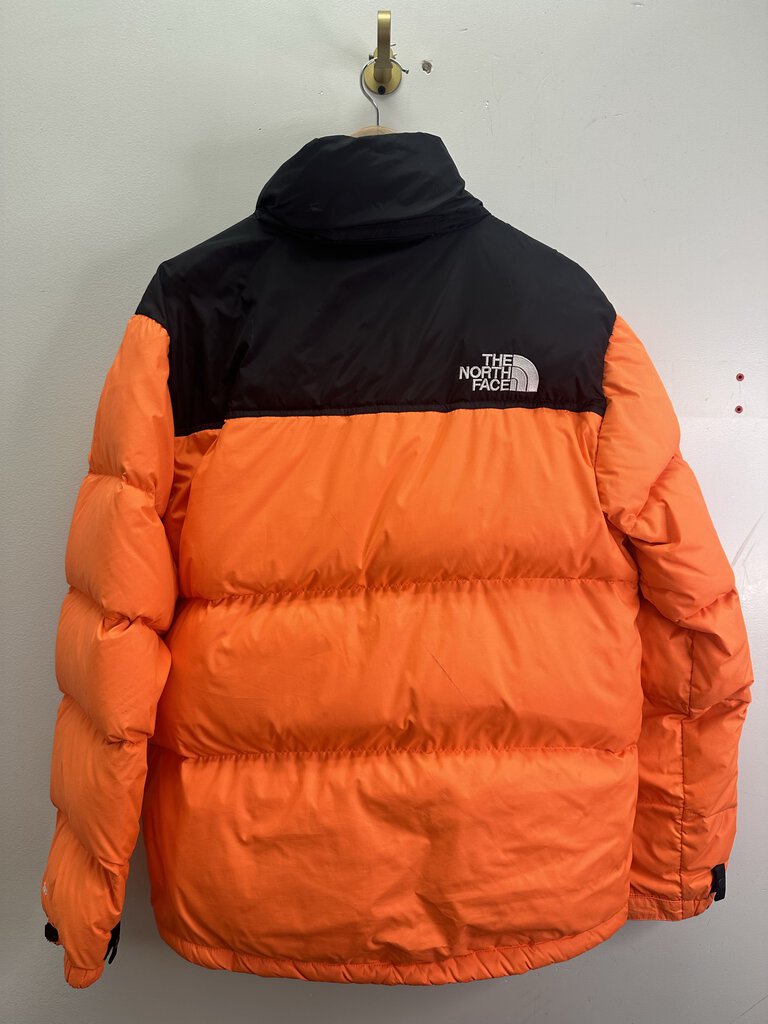 Preowned Supreme Orange TNF Puffer Jacket size M