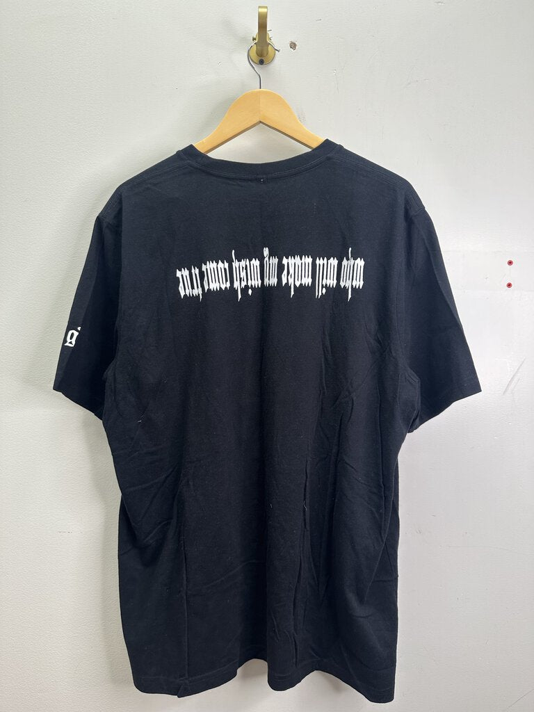 Preowned Guardian Angel Black 11:11 Tee Size XXL