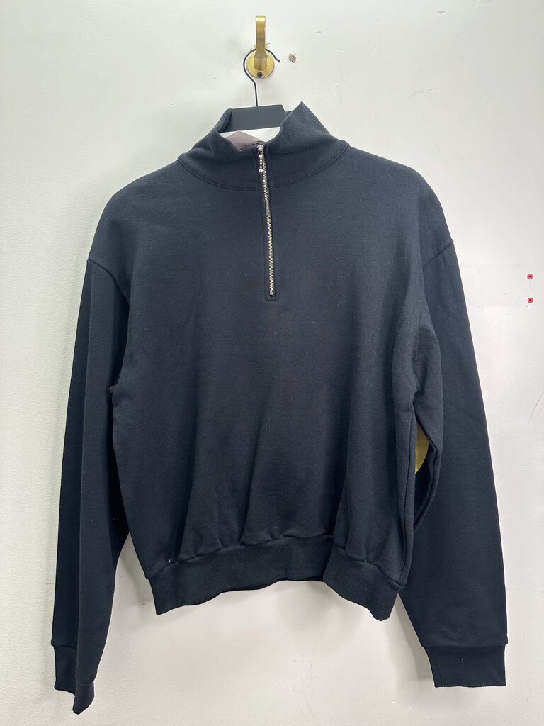New Kapital Mid Zip Black Smile Elbow Pull Over Size 1