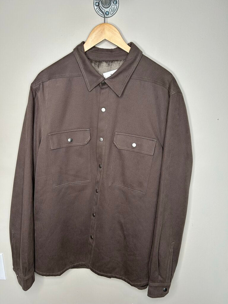 New Rick Owens Puffy Dust Button Up size XL/2XL