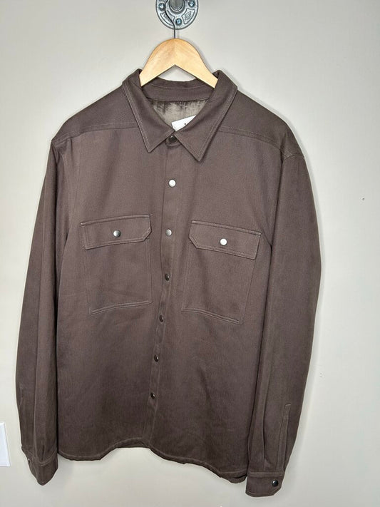 New Rick Owens Puffy Dust Button Up size XL/2XL