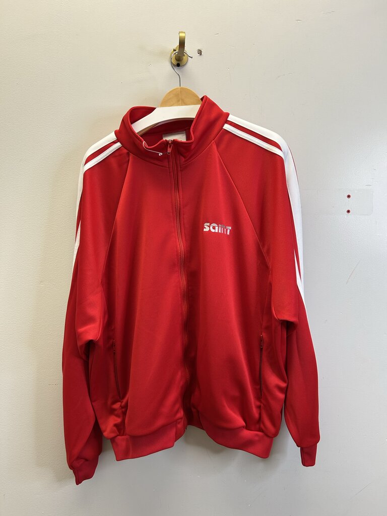 New Saint Michael Red Track Jacket size L