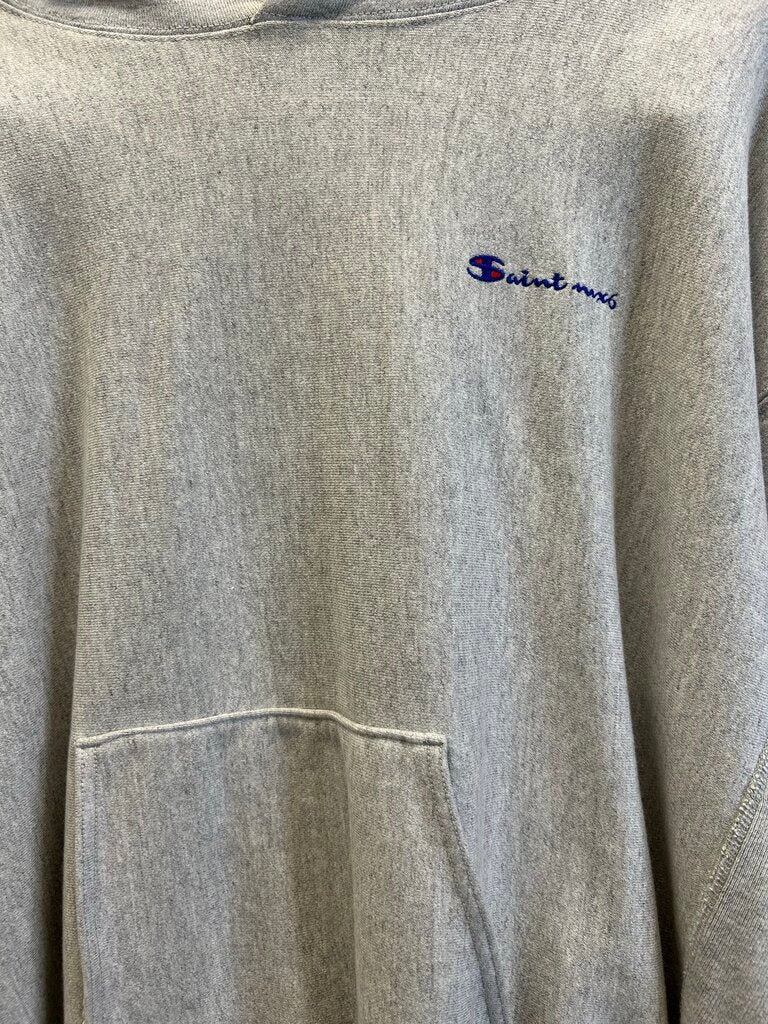 Preowned Saint Michael MX6 Grey champion hoodie Size Medium