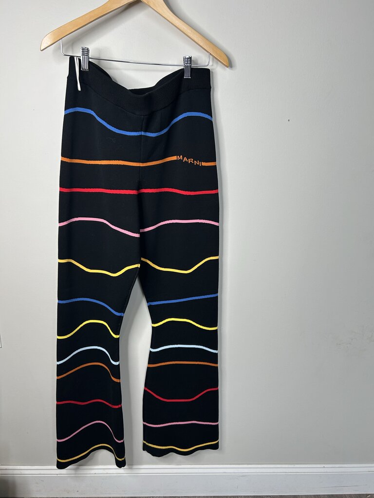 New Marni Flare Stripe Pants size M/L