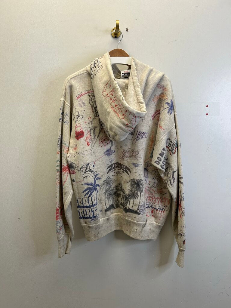 New Saint Michaels LA Rhinestone Hoodie sz.M