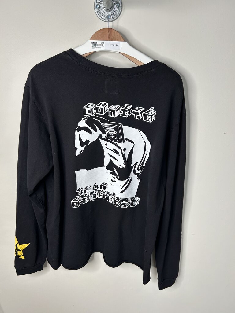 New Wealth Comte Black Longsleeve Size Medium