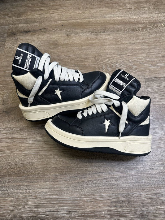 Preowned Rick Owens Converse Turbowpn Size 8.5