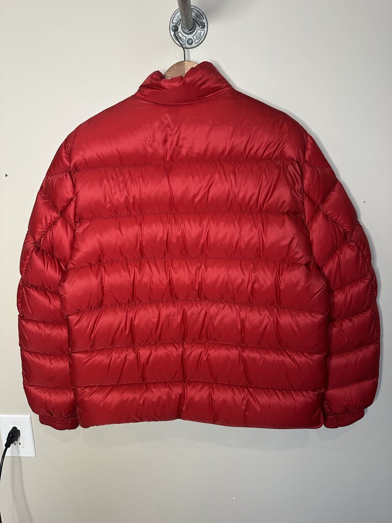 Preowned Moncler Red Piriac Puffer Jacket Size Medium