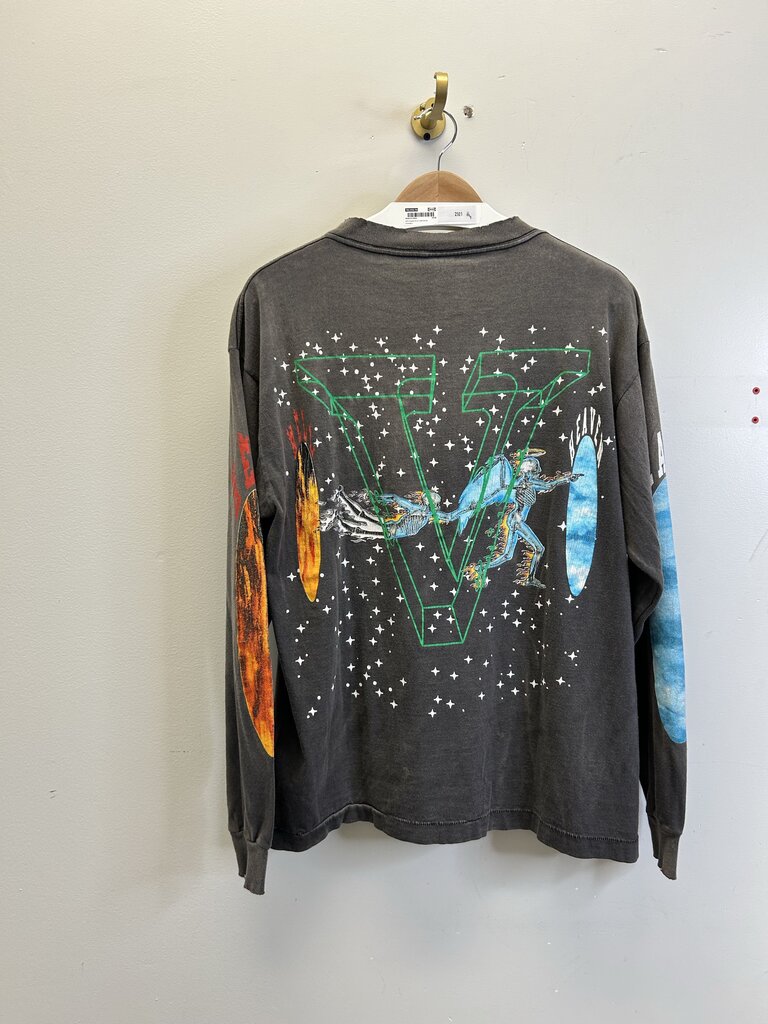 New Saint Michael Vlone Grey Green Long Sleeve Size Medium