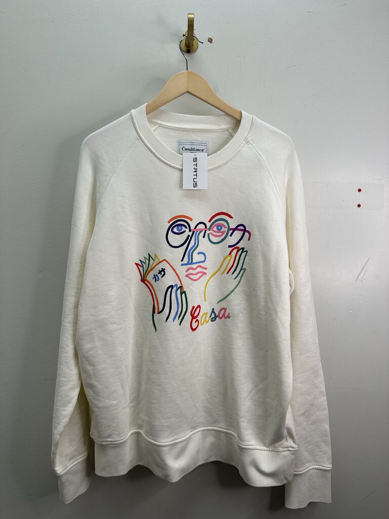 New Casablanca White Crewneck sz.XXL