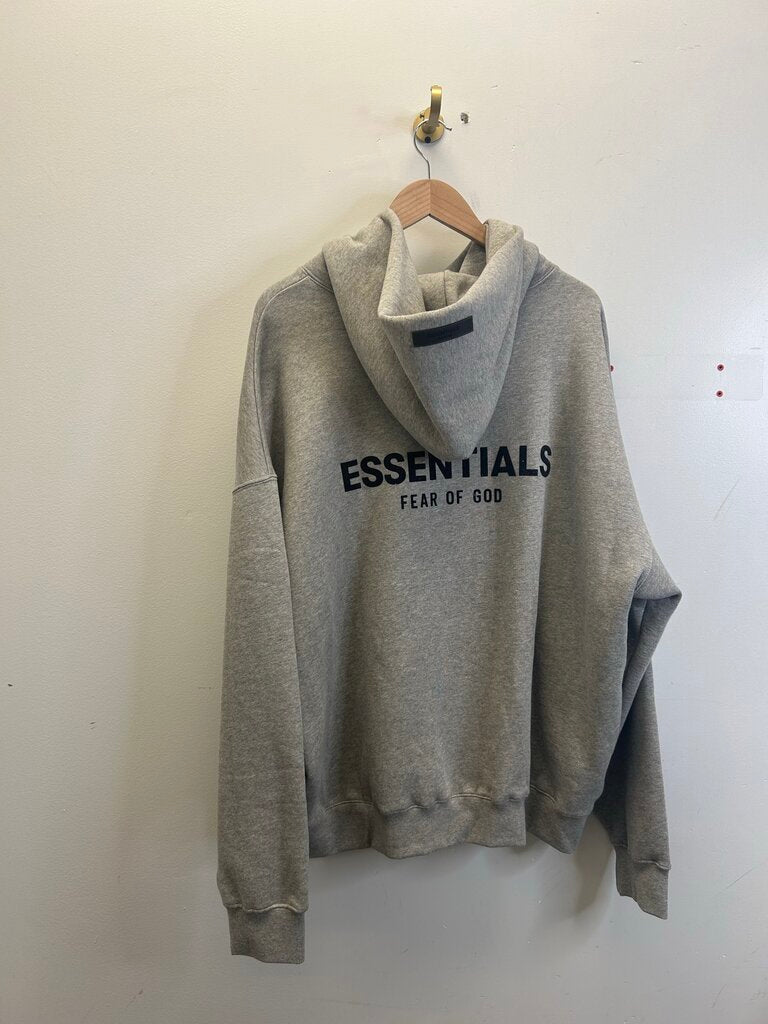 New Essentials Dark Oatmeal Hoodie Size XL