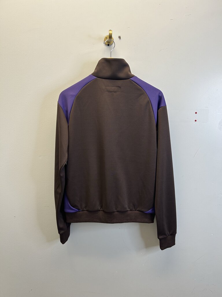 New Sinclair Brown Purple Track Jacket Size Large