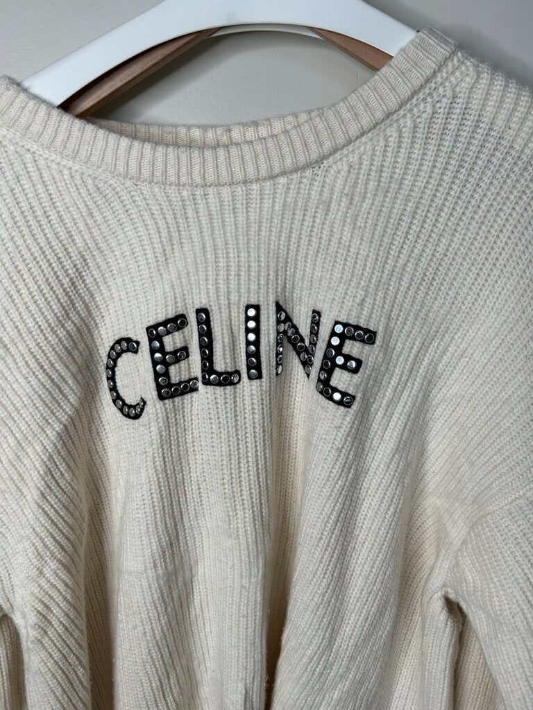 Preowned Celine Cream Sweater size XL/2XL