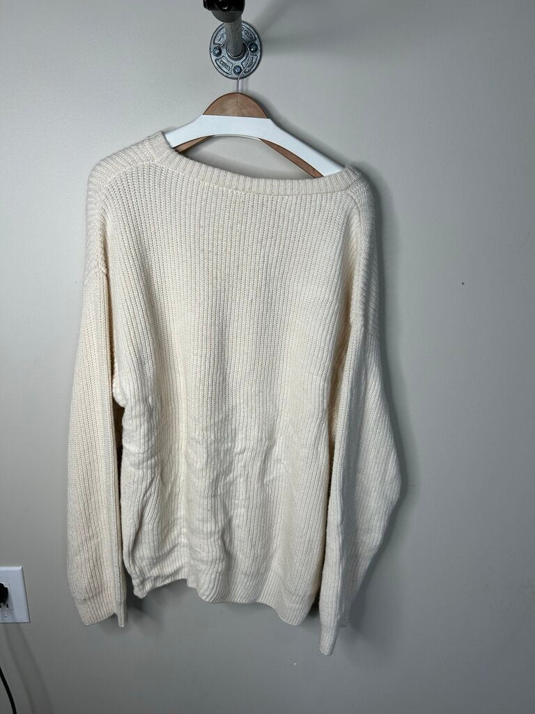 Preowned Celine Cream Sweater size XL/2XL