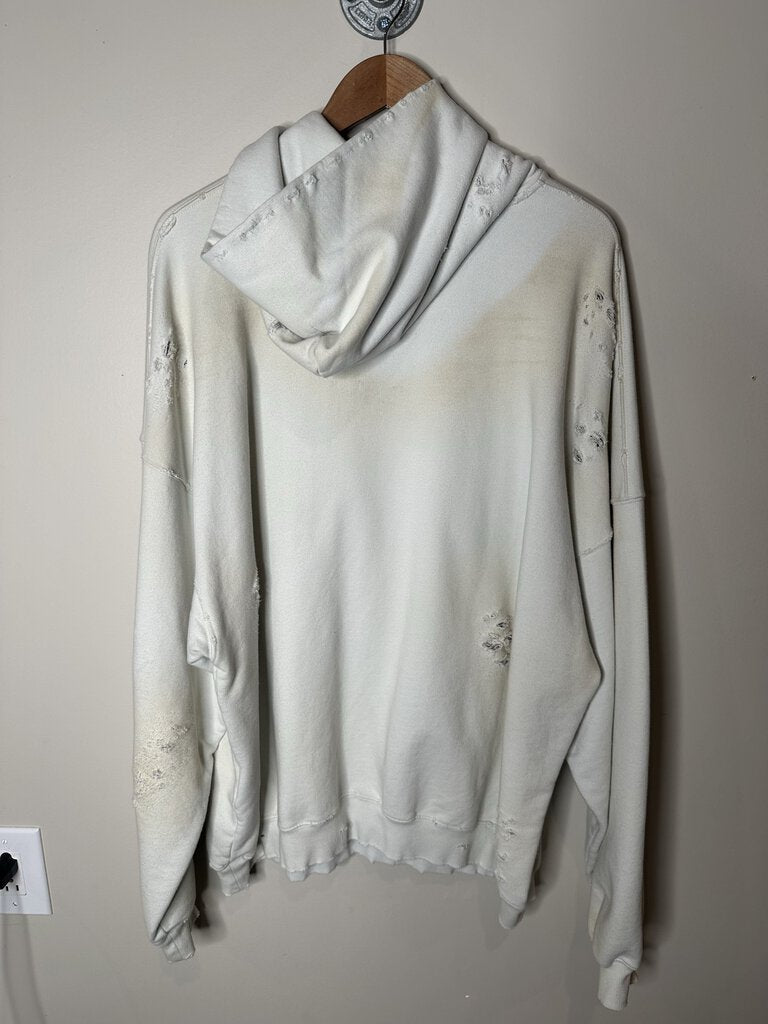Preowned Balenciaga Skater White Hoodie size 3