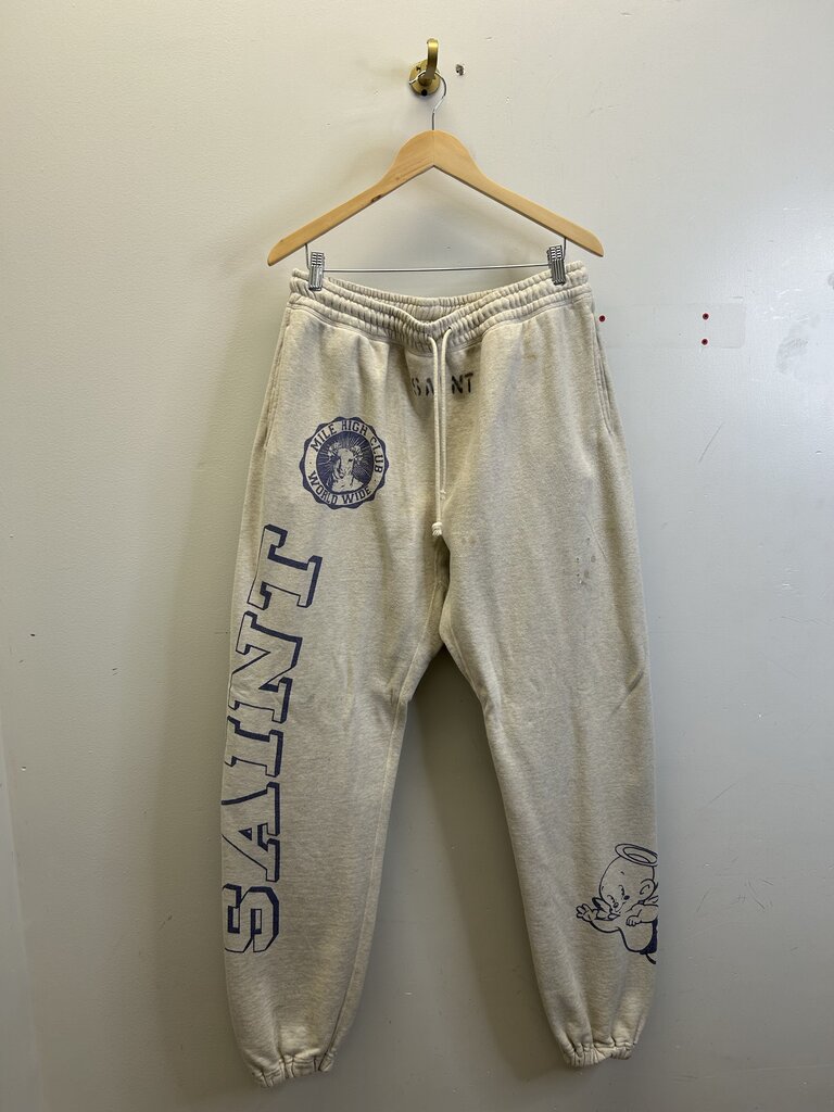 Preowned Saint Michael Grey Property Sweatpants Size XL