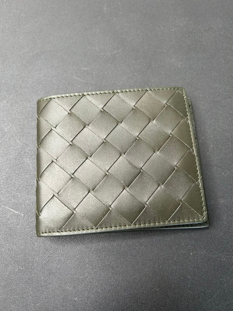 New Bottega Veneta Bifold Olive Green