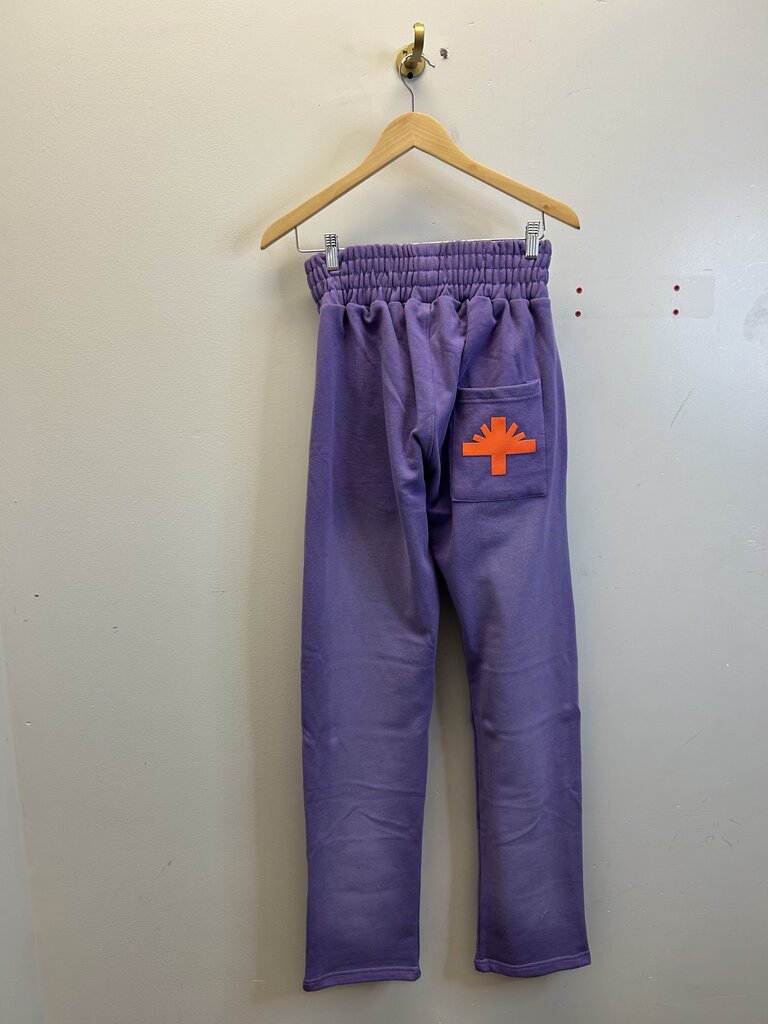 New Vertabrae Purple Orange Sweats size M
