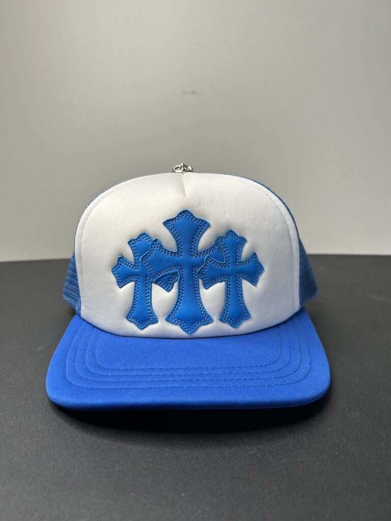 New Chrome Hearts Blue Triple Cross Hat