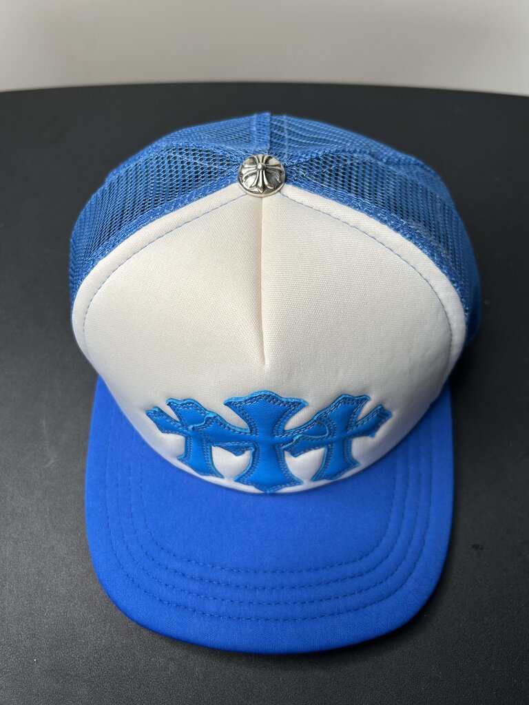 New Chrome Hearts Blue Triple Cross Hat