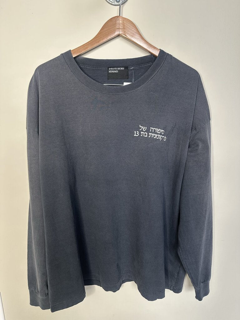 New ERD Arabic Logo Grey L/S size XL