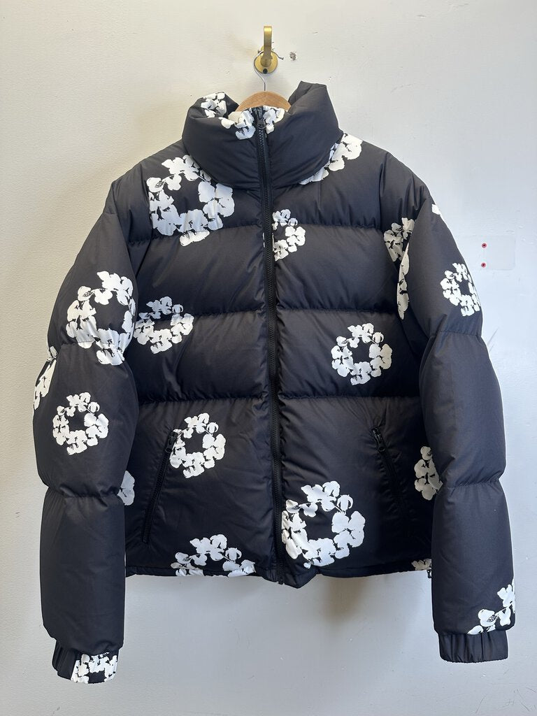New Denim Tears Black Puffer Jacket