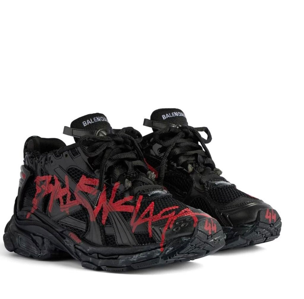 New Balenciaga Runner Black Red size 46